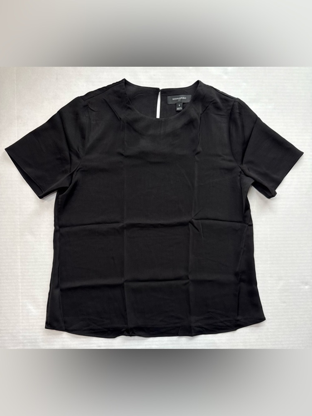 Banana Republic Classic Crew Neck T-Shirt Black Size S